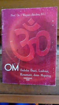 Image of Om (Sabda Suci, Luhur, Kramat, Dan Agung)